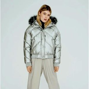 NWT NOIZE Penelope bomber jacket, size M